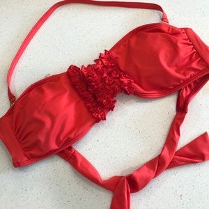 Gently use bathing suit top with strap